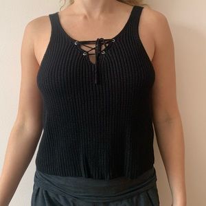 Black Crop Top